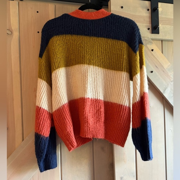 EUC Hem and Thread Colorful Striped Women's Sweater - Picture 6 of 6